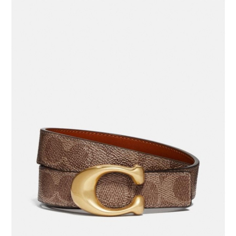 Signature Buckle Reversible Belt